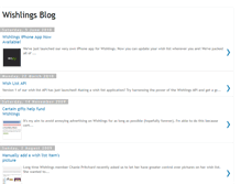 Tablet Screenshot of blog.wishlings.com